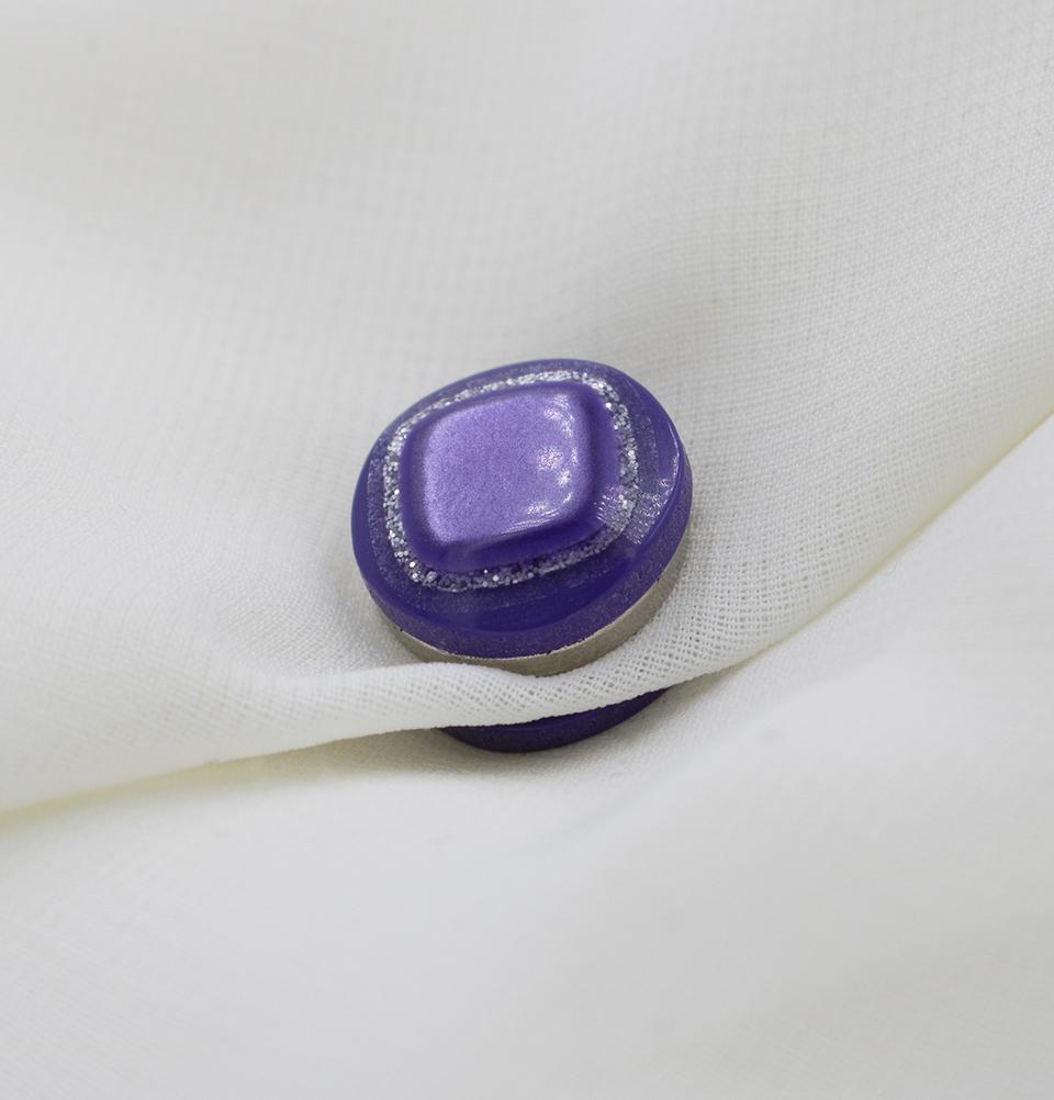 Diamante Magnetic Hijab 'Pin' - Lavender