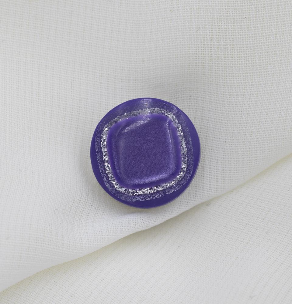 Diamante Magnetic Hijab 'Pin' - Lavender