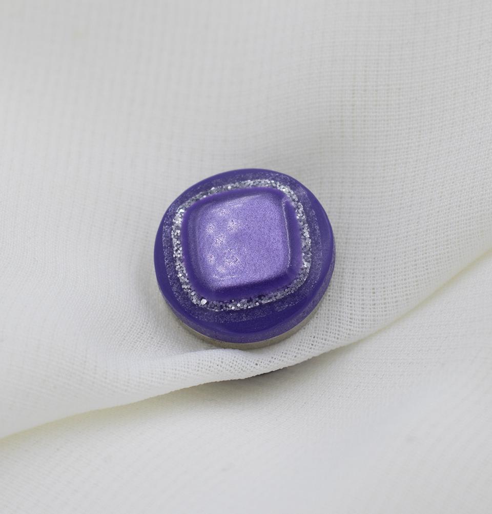 Diamante Magnetic Hijab 'Pin' - Lavender