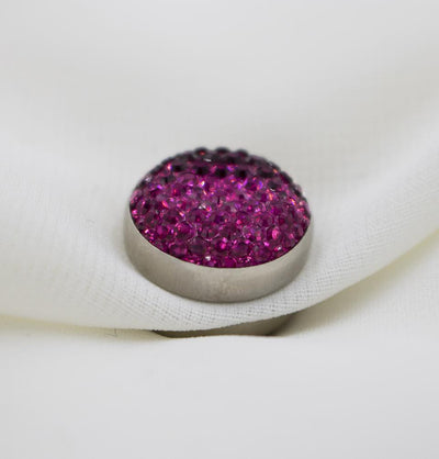 Modefa Magnetic pins Magenta Bejeweled Magnetic Hijab 'Pin' - Magenta