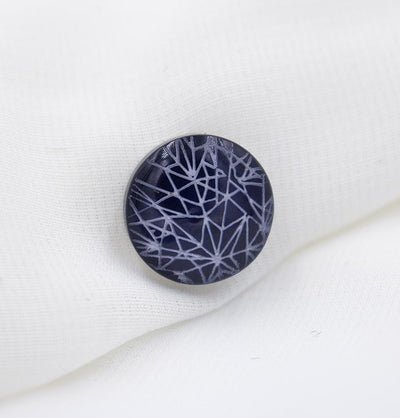 Modefa Magnetic pins Navy Blue Star Crossed Magnetic Hijab 'Pin' - Navy Blue
