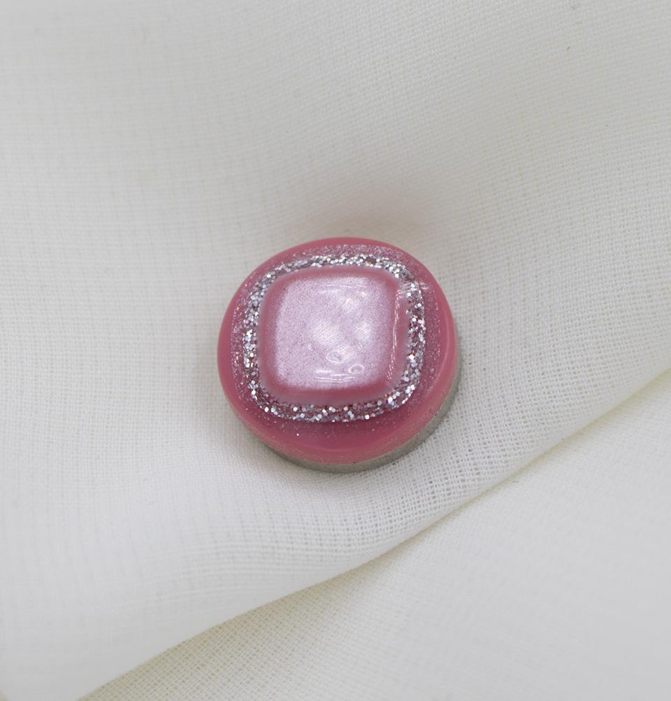 Diamante Magnetic Hijab 'Pin' - Sweet Pink