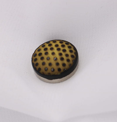 Magnetic Hijab Pin Polka Dot Yellow