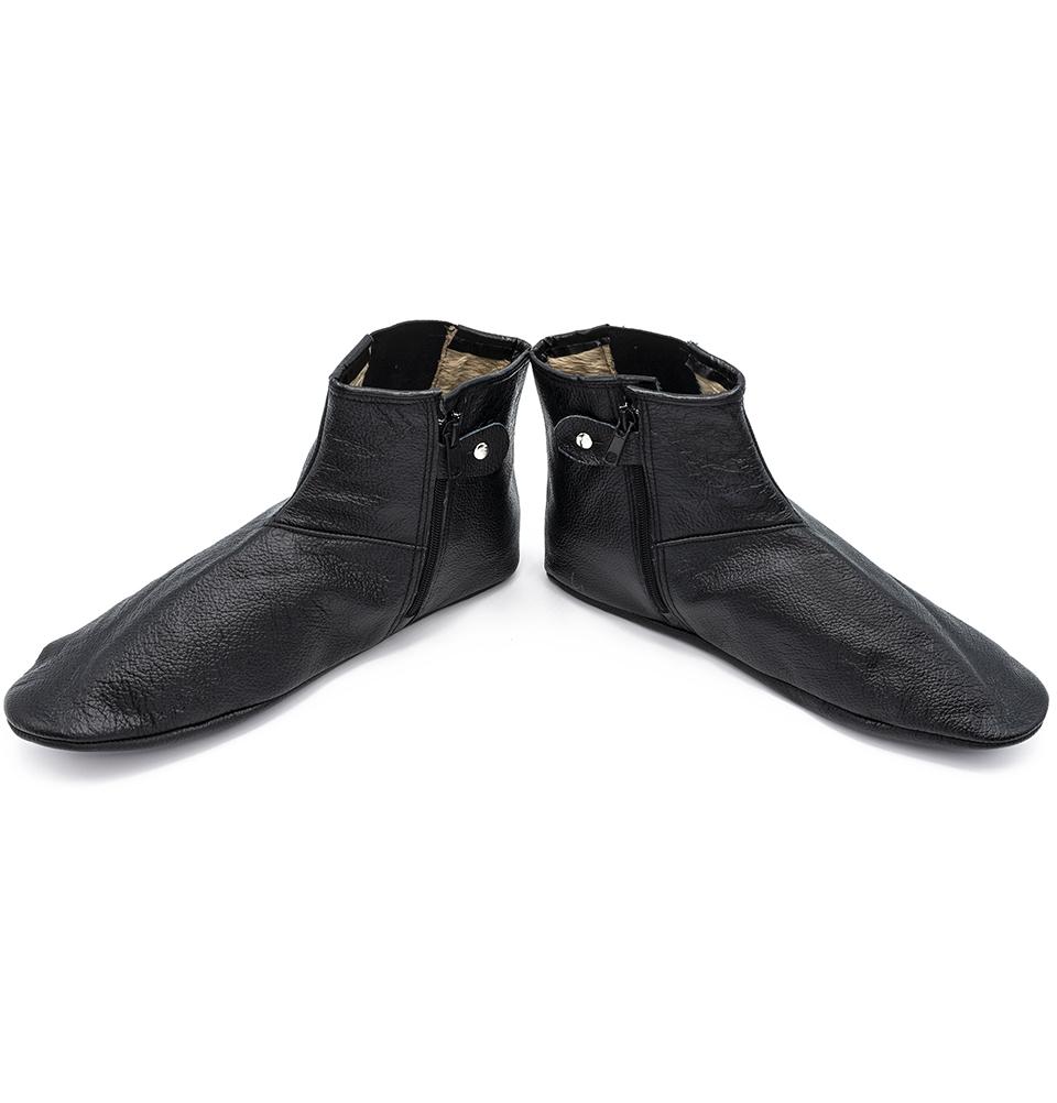 Modefa Men's Islamic Mest Goat Leather Socks Slippers - Thick