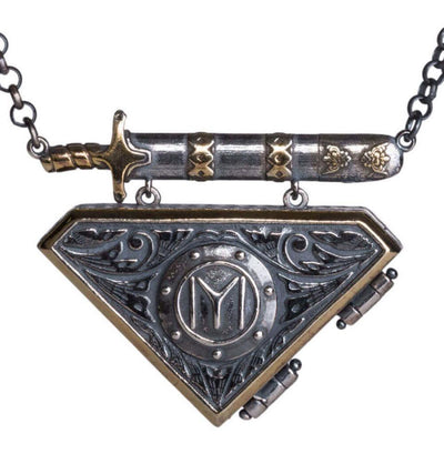 Men's Sterling Silver Licensed Ertugrul Amulet Necklace