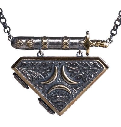 Men's Sterling Silver Licensed Ertugrul Amulet Necklace