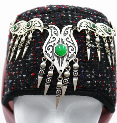 Modefa Pink Traditional Turkish Ottoman Hat for Women - Ertugrul Halime Hatun - Pink