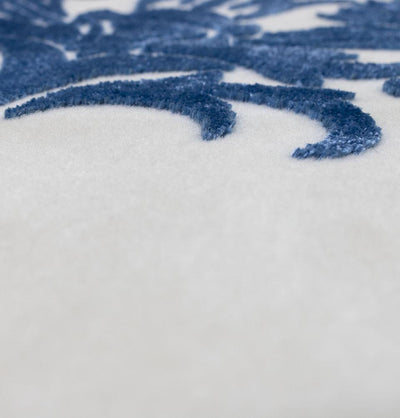 Modefa Prayer Rug Blue Luxury Velvet Islamic Prayer Rug | Tree of Jannah - Blue
