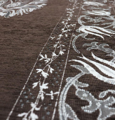 Chenille Tulip Prayer Mat - Brown