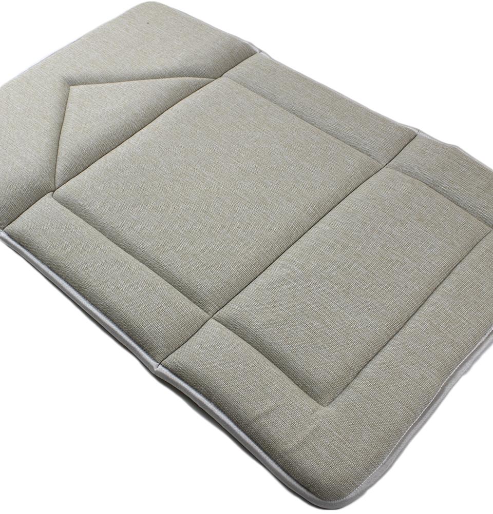 Foldable Orthopedic Foam Islamic Prayer Rug - Beige