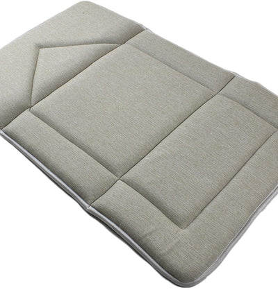 Foldable Orthopedic Foam Islamic Prayer Rug - Beige