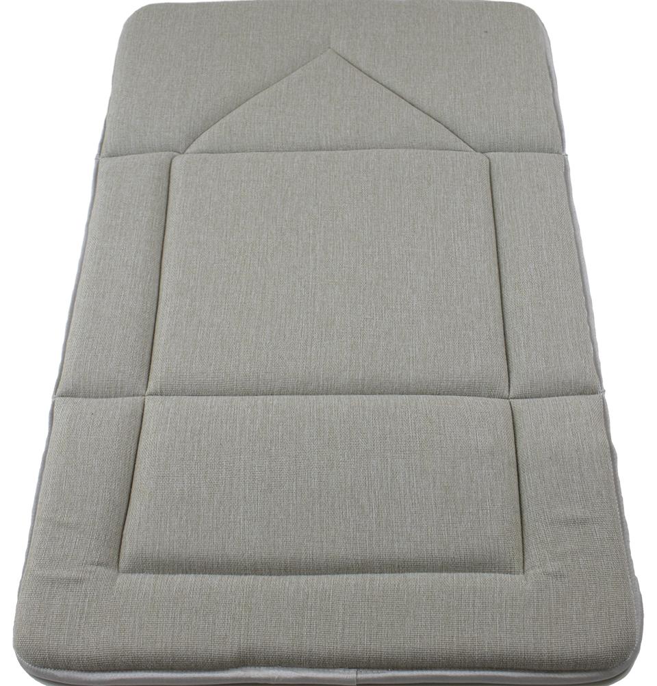 Foldable Orthopedic Foam Islamic Prayer Rug - Beige