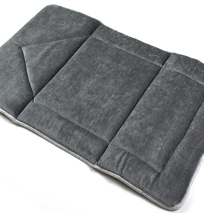 Foldable Orthopedic Foam Islamic Prayer Rug - Grey Stone