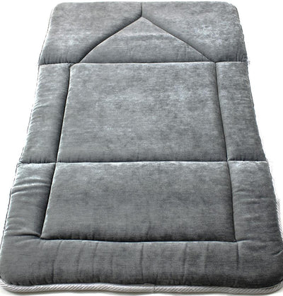 Foldable Orthopedic Foam Islamic Prayer Rug - Grey Stone