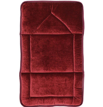 Foldable Orthopedic Foam Islamic Prayer Rug - Red