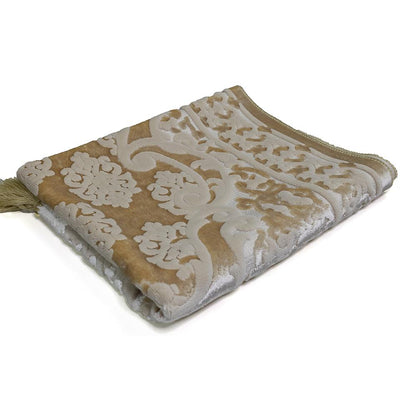 Modefa Prayer Rug Golden Ivory Sands Luxury Velvet Islamic Prayer Rug - Golden Ivory Sands