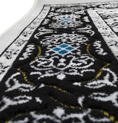 Modefa Prayer Rug Green/Red/Blue Wide 3 Person Prayer Rug | Floral Arch - #17-8
