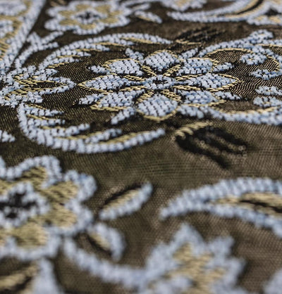 Modefa Prayer Rug Light Blue Embroidered Islamic Prayer Mat - Light Blue