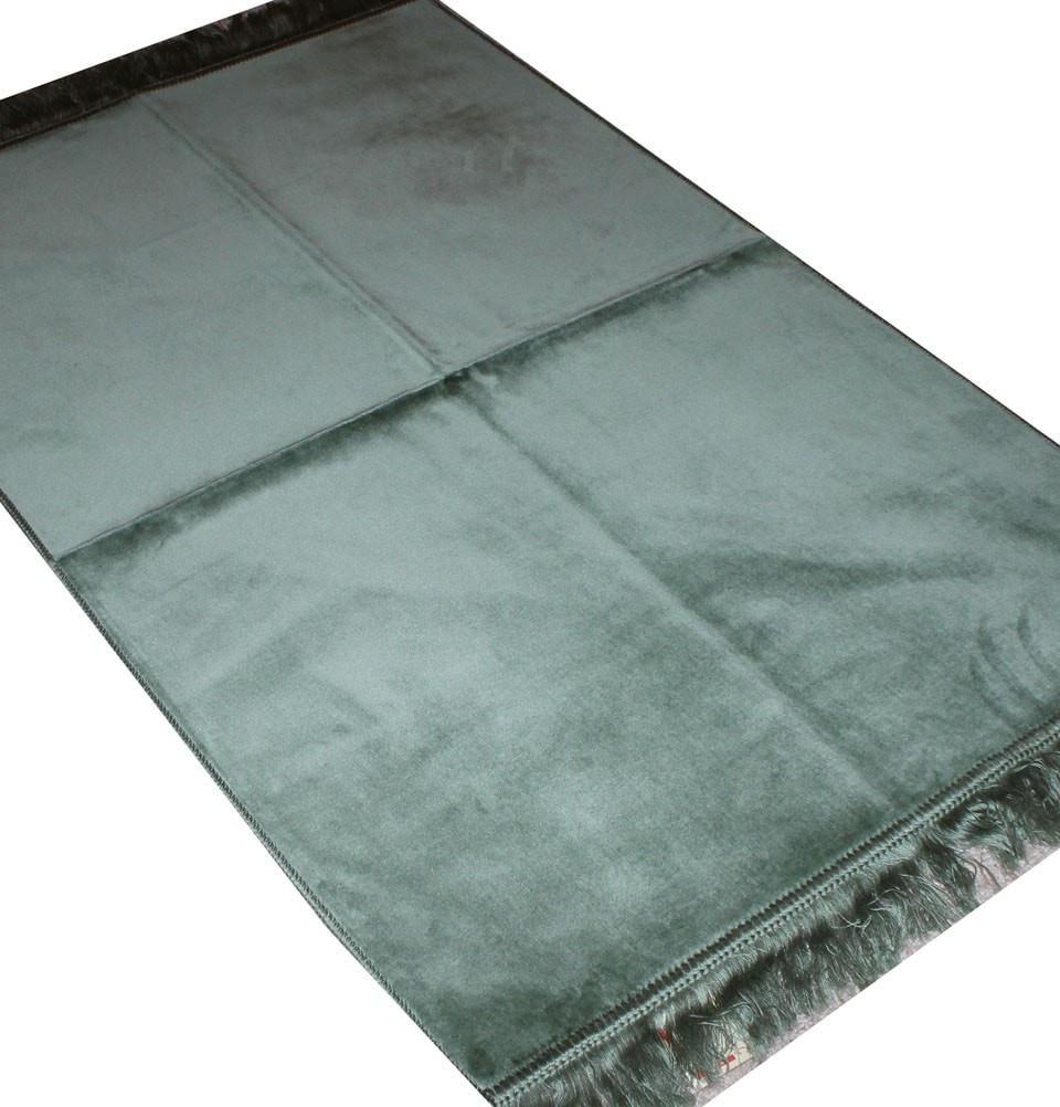 Modefa Prayer Rug Solid Simple Velvet Prayer Rug - Mint Green - Modefa 