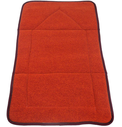 Foldable Orthopedic Foam Islamic Prayer Rug - Orange