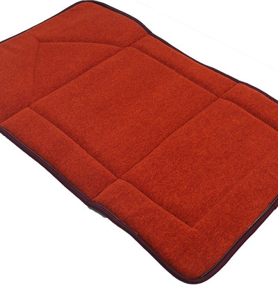 Foldable Orthopedic Foam Islamic Prayer Rug - Orange