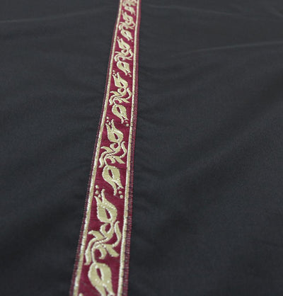 Modefa Prayer Rug Pocket Travel Prayer Mat with Zippered Case - Black