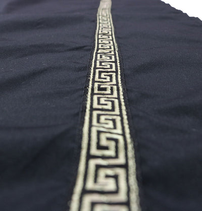 Modefa Prayer Rug Pocket Travel Prayer Mat with Zippered Case - Black/White