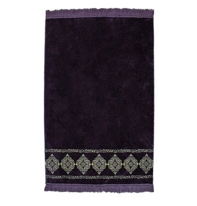 Modefa Prayer Rug Purple Grand Plush Wide Islamic Prayer Rug - Purple