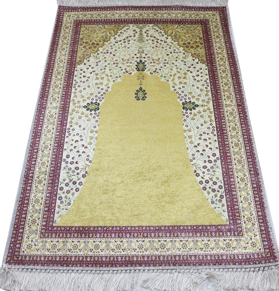 Rolled Islamic Prayer Rug - Ottoman Floral