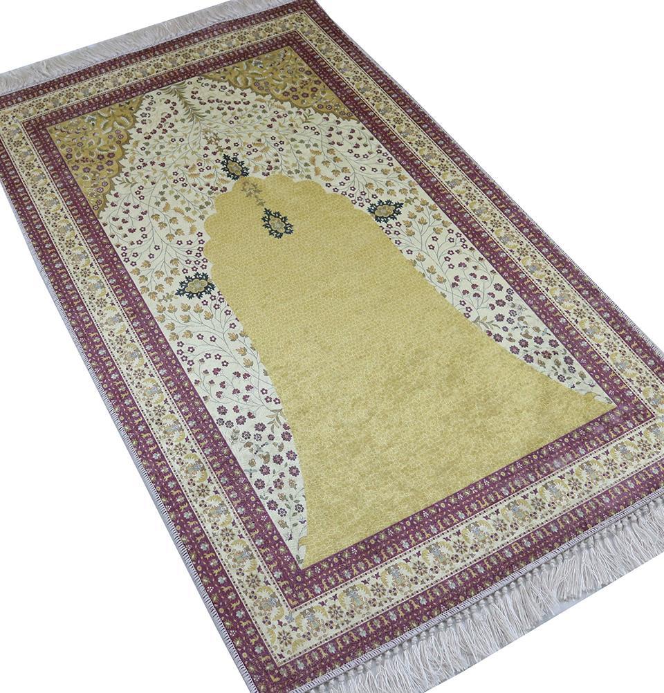 Rolled Islamic Prayer Rug - Ottoman Floral