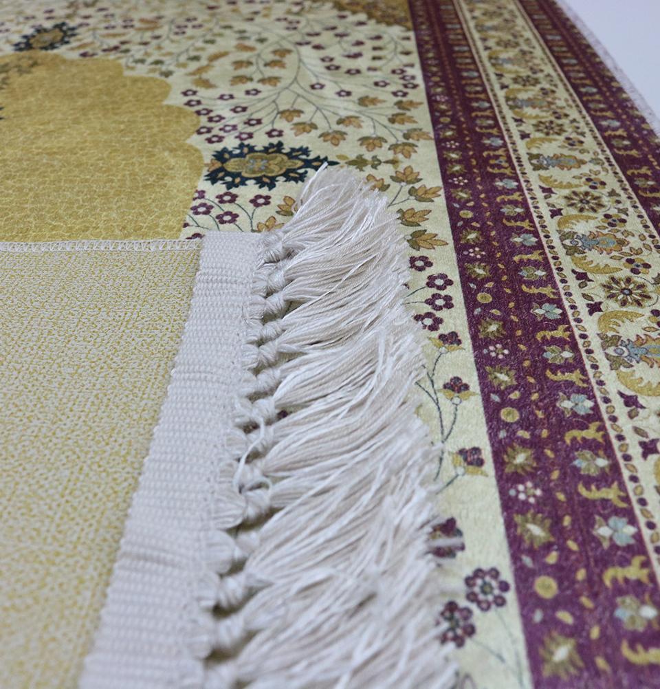 Rolled Islamic Prayer Rug - Ottoman Floral