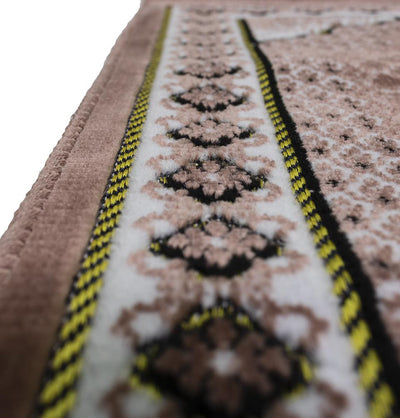 Modefa Prayer Rug Rose Pink Child Velvet Islamic Prayer Rug | Lattice - Rose Pink