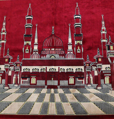 Wall Tapestry Multi Person Islamic Prayer Rug Medina Masjid Mosque