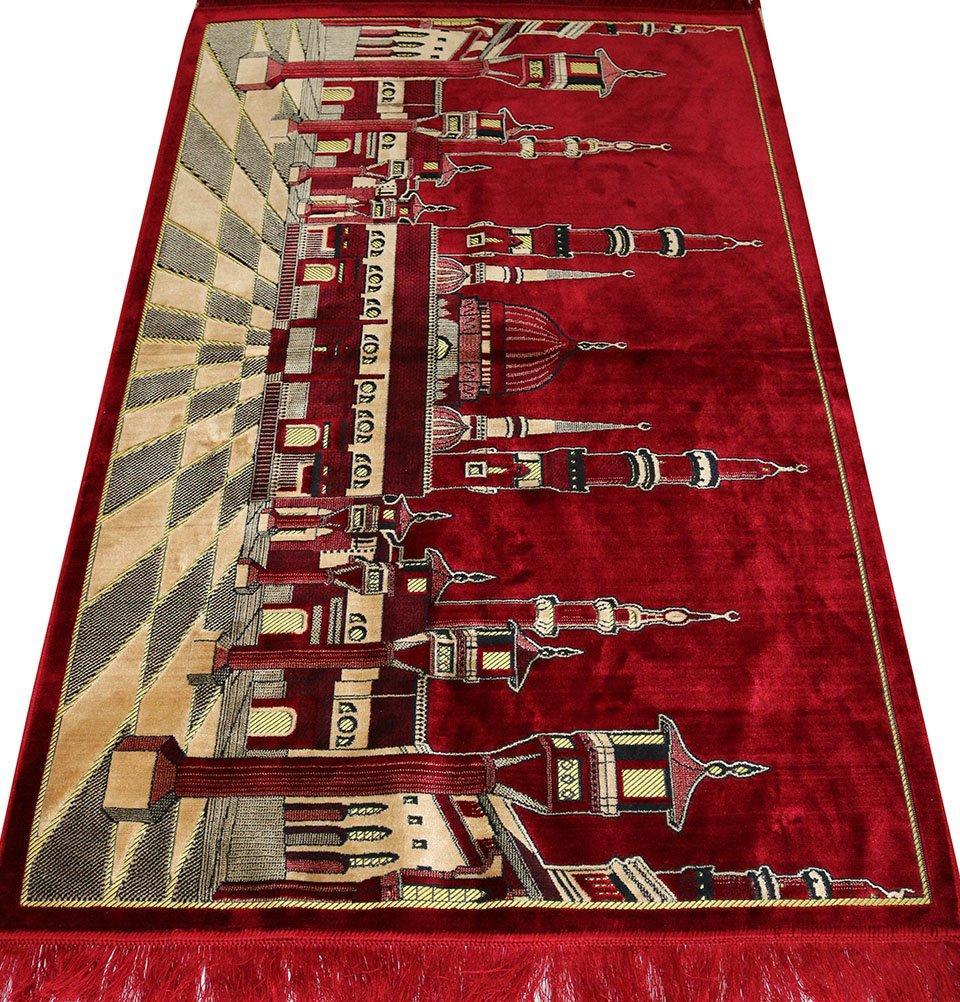 Wall Tapestry Multi Person Islamic Prayer Rug Medina Masjid Mosque