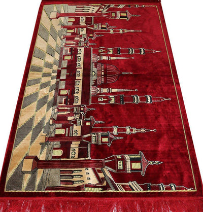 Wall Tapestry Multi Person Islamic Prayer Rug Medina Masjid Mosque