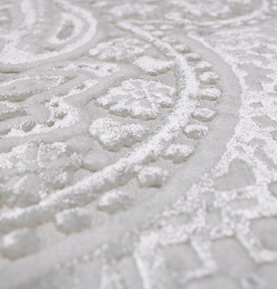 Modefa Prayer Rug White Modefa Orthopedic Foam Prayer Rug - Luxury Velvet White