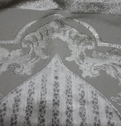Modefa Prayer Rug Luxury Thin Velvet Prayer Mat Gift Box Set White Silver - Modefa 