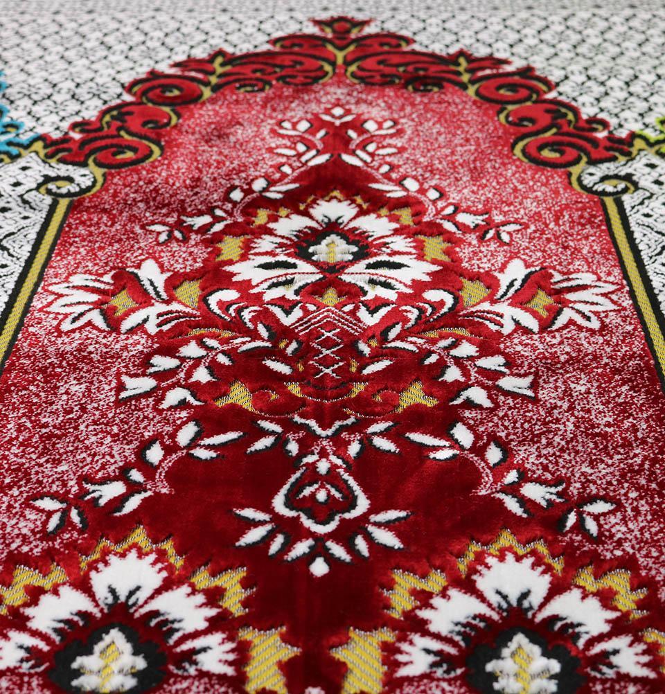 Wide 3 Person Prayer Rug Multicolored #17-4