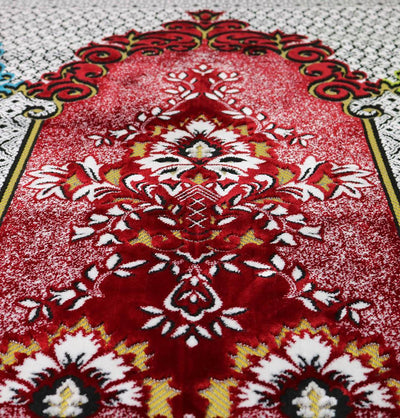 Wide 3 Person Prayer Rug Multicolored #17-4