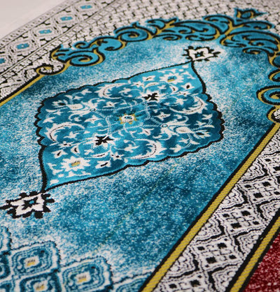 Wide 3 Person Prayer Rug Multicolored #17-4