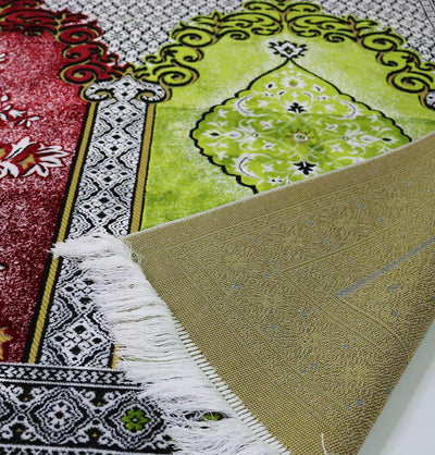 Wide 3 Person Prayer Rug Multicolored #17-4