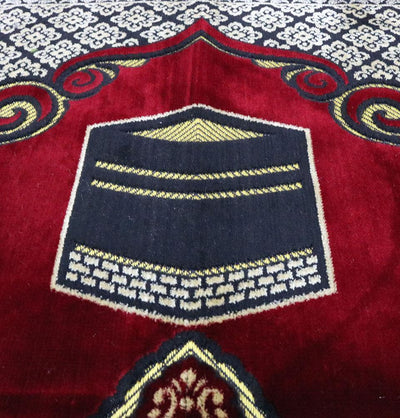 Modefa Prayer Rug Wide 3 Person Prayer Rug Multicolored Kaba #17-3