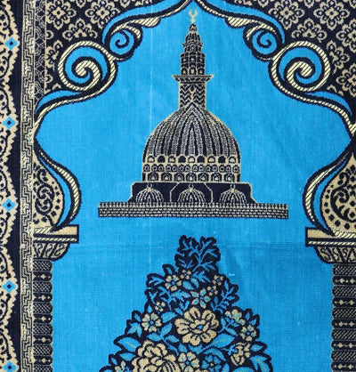 Modefa Prayer Rug Wide 3 Person Prayer Rug Multicolored Kaba #17-3