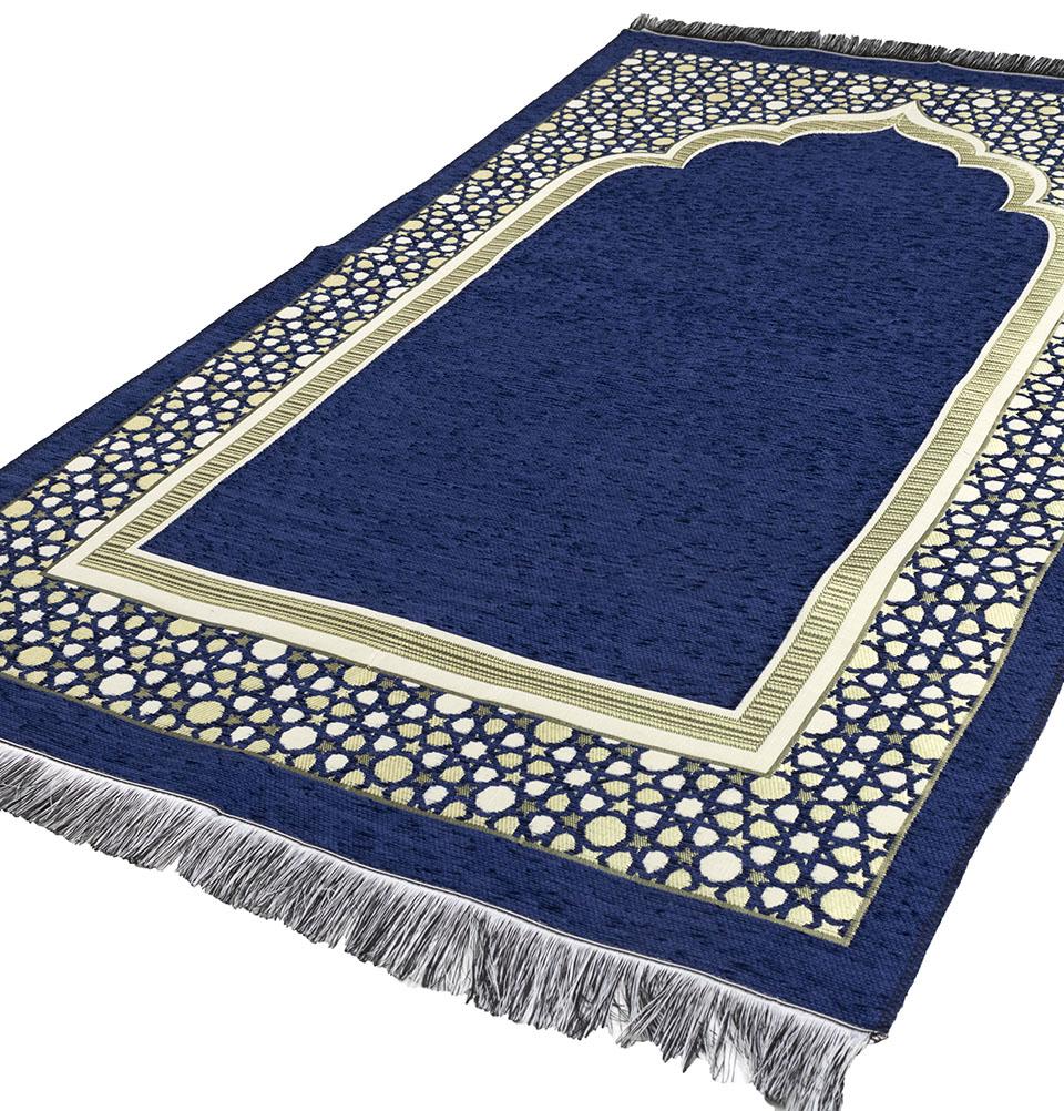 Modefa Ramadan &amp; Eid Party Blue Eid Mubarak Gift Box Set - Prayer Mat, Quran & Tesbih - Blue