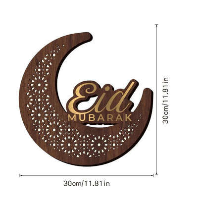 Modefa Ramadan &amp; Eid Party Eid Moon Islamic Holiday Decor | Ramadan Wall Light - Eid Moon