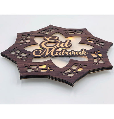 Modefa Ramadan &amp; Eid Party Eid Star Islamic Holiday Decor | Ramadan Wall Light - Eid Star