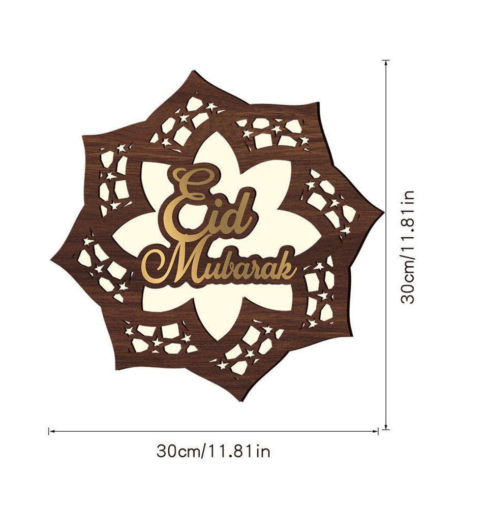 Modefa Ramadan &amp; Eid Party Eid Star Islamic Holiday Decor | Ramadan Wall Light - Eid Star