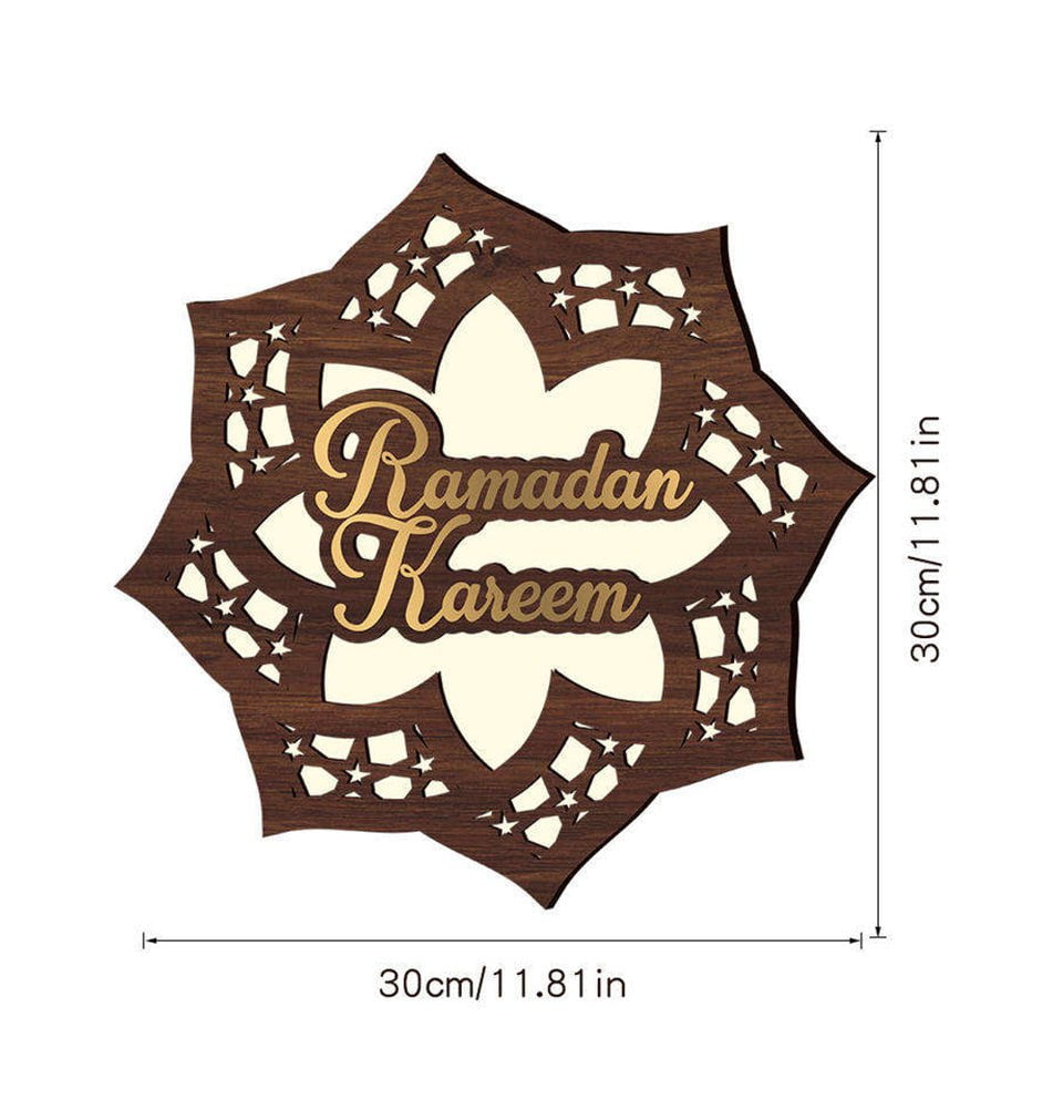 Modefa Ramadan &amp; Eid Party Ramadan Star Islamic Holiday Decor | Ramadan Wall Light - Ramadan Star