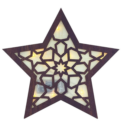 Modefa Ramadan &amp; Eid Party Star Islamic Holiday Decor | Ramadan Wall Light - Star