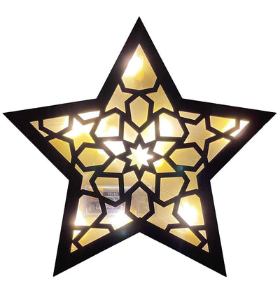 Modefa Ramadan &amp; Eid Party Star Islamic Holiday Decor | Ramadan Wall Light - Star